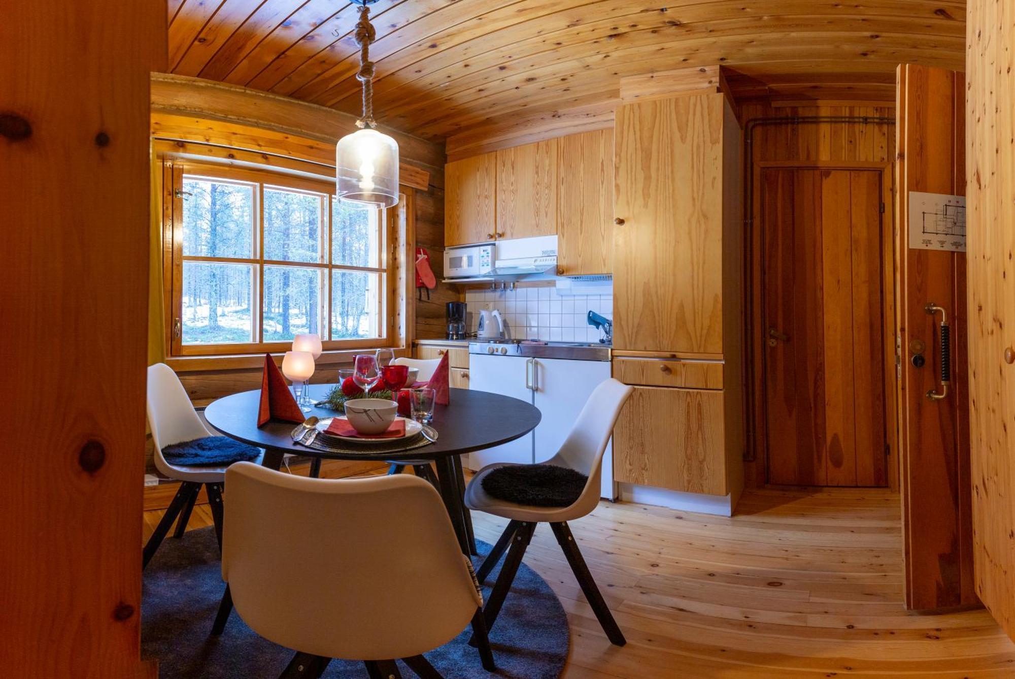 Kuukkeli Log Houses Aurora Resort Saariselka Phòng bức ảnh