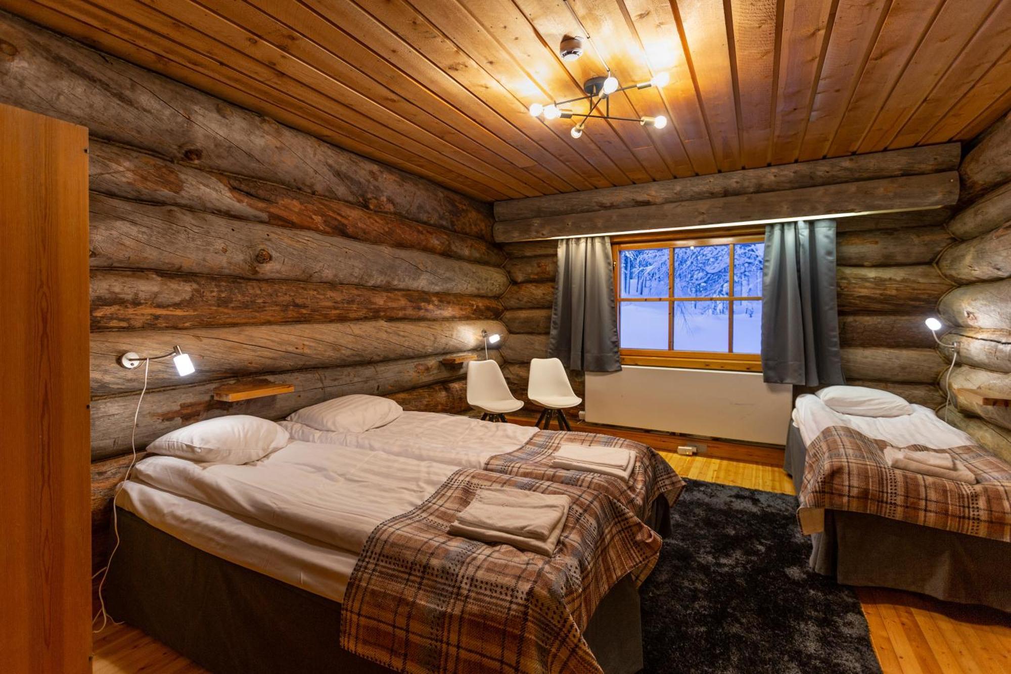 Kuukkeli Log Houses Aurora Resort Saariselka Phòng bức ảnh