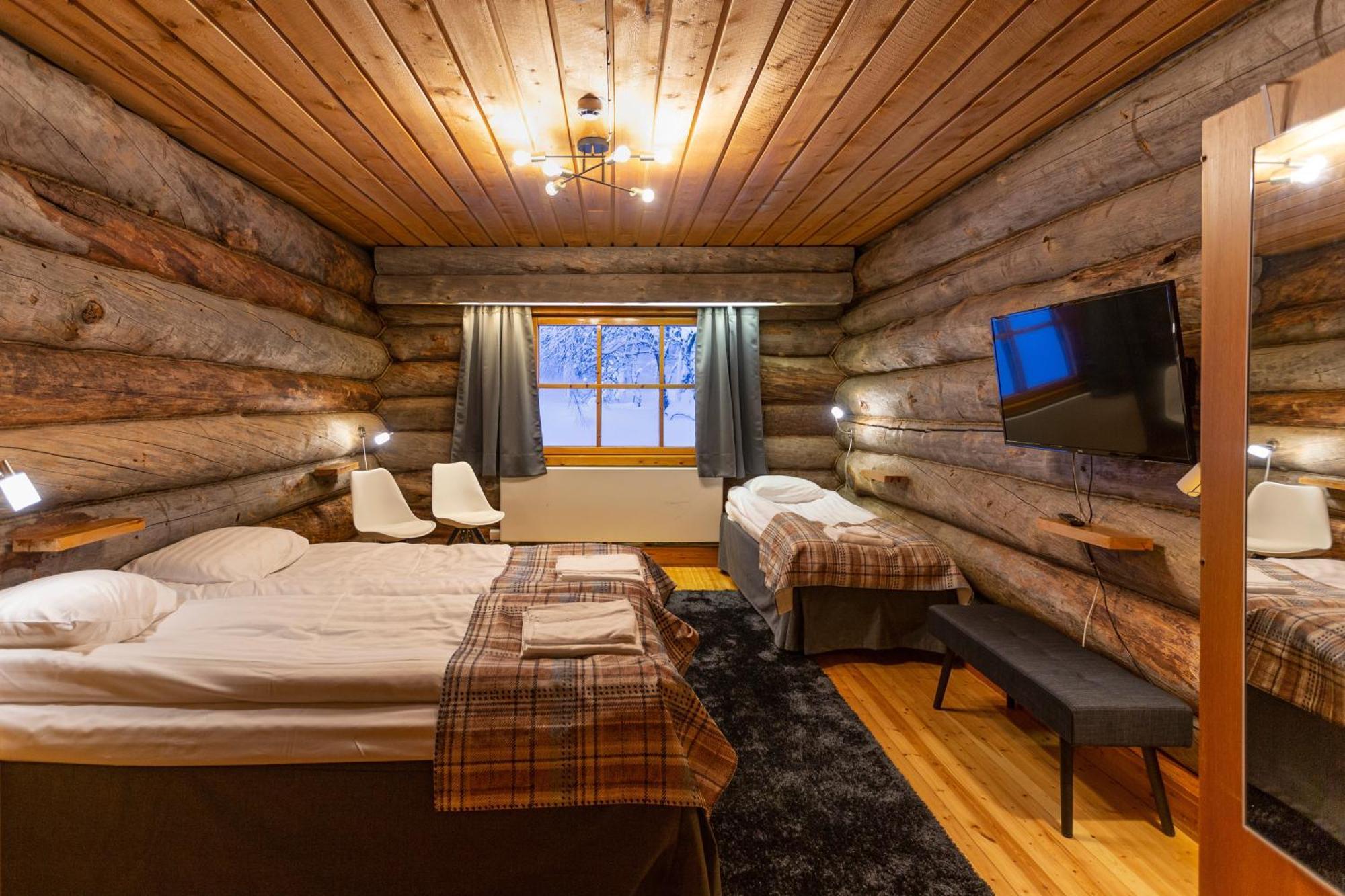 Kuukkeli Log Houses Aurora Resort Saariselka Ngoại thất bức ảnh