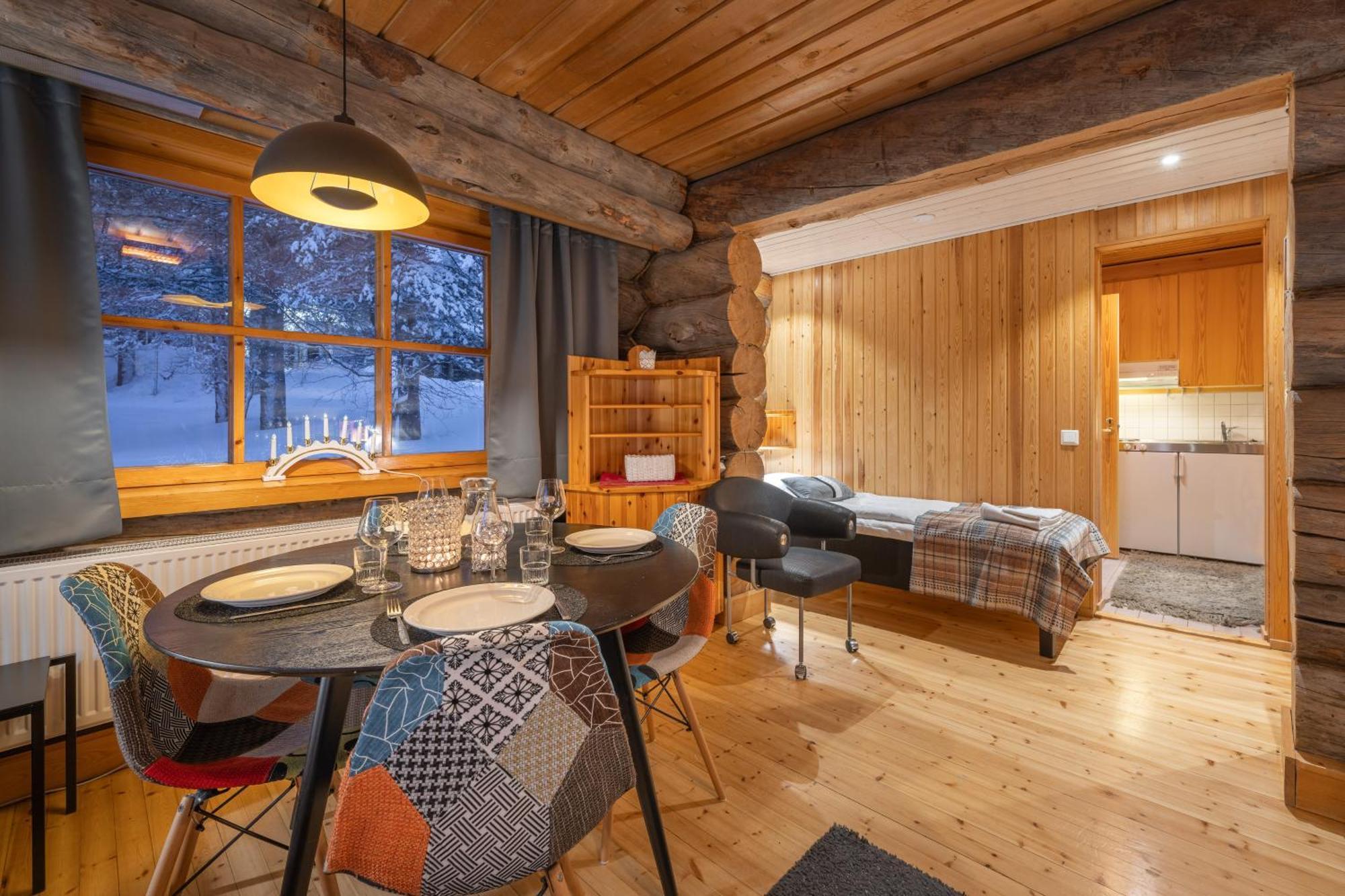 Kuukkeli Log Houses Aurora Resort Saariselka Ngoại thất bức ảnh
